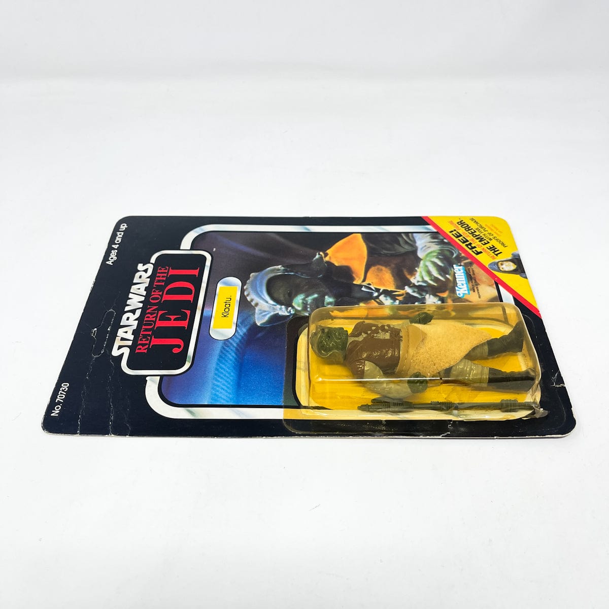 Vintage Kenner Star Wars Toy Klaatu ROTJ 65C-back  - Mint on Card