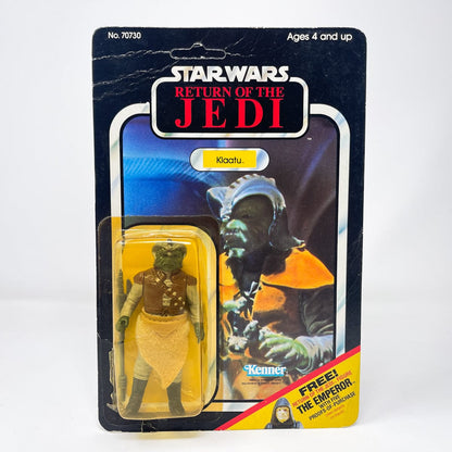 Vintage Kenner Star Wars Toy Klaatu ROTJ 65C-back  - Mint on Card