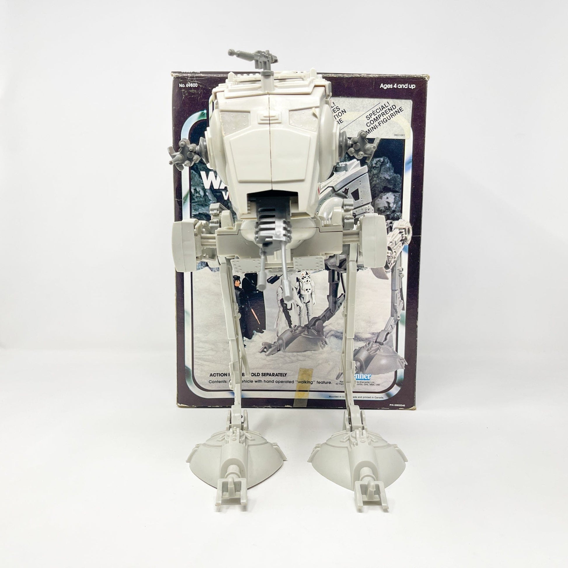 Vintage Kenner Star Wars Vehicle AT-ST - Complete in Canadian Special Offer ESB Box