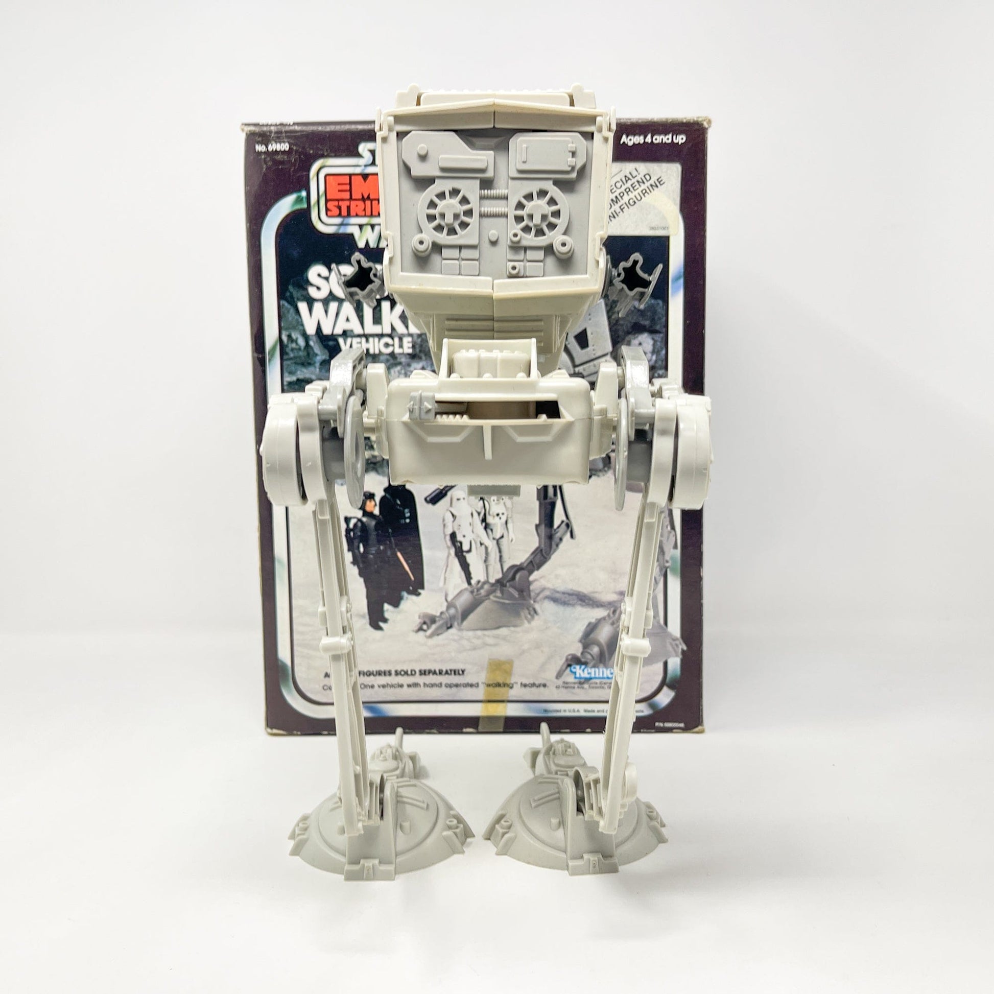 Vintage Kenner Star Wars Vehicle AT-ST - Complete in Canadian Special Offer ESB Box