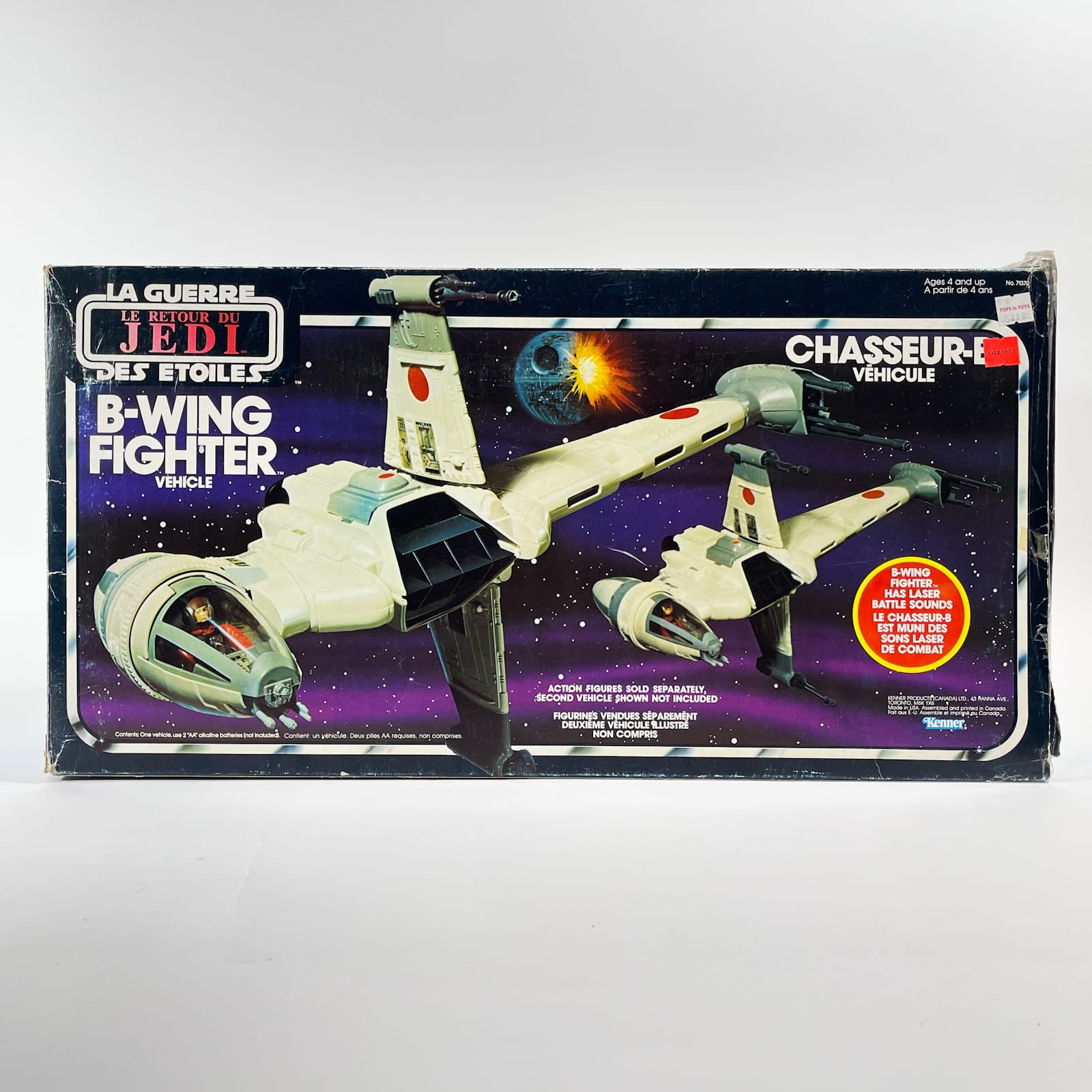Vintage Kenner Star Wars Vehicle B-Wing - Complete in Canadian Box