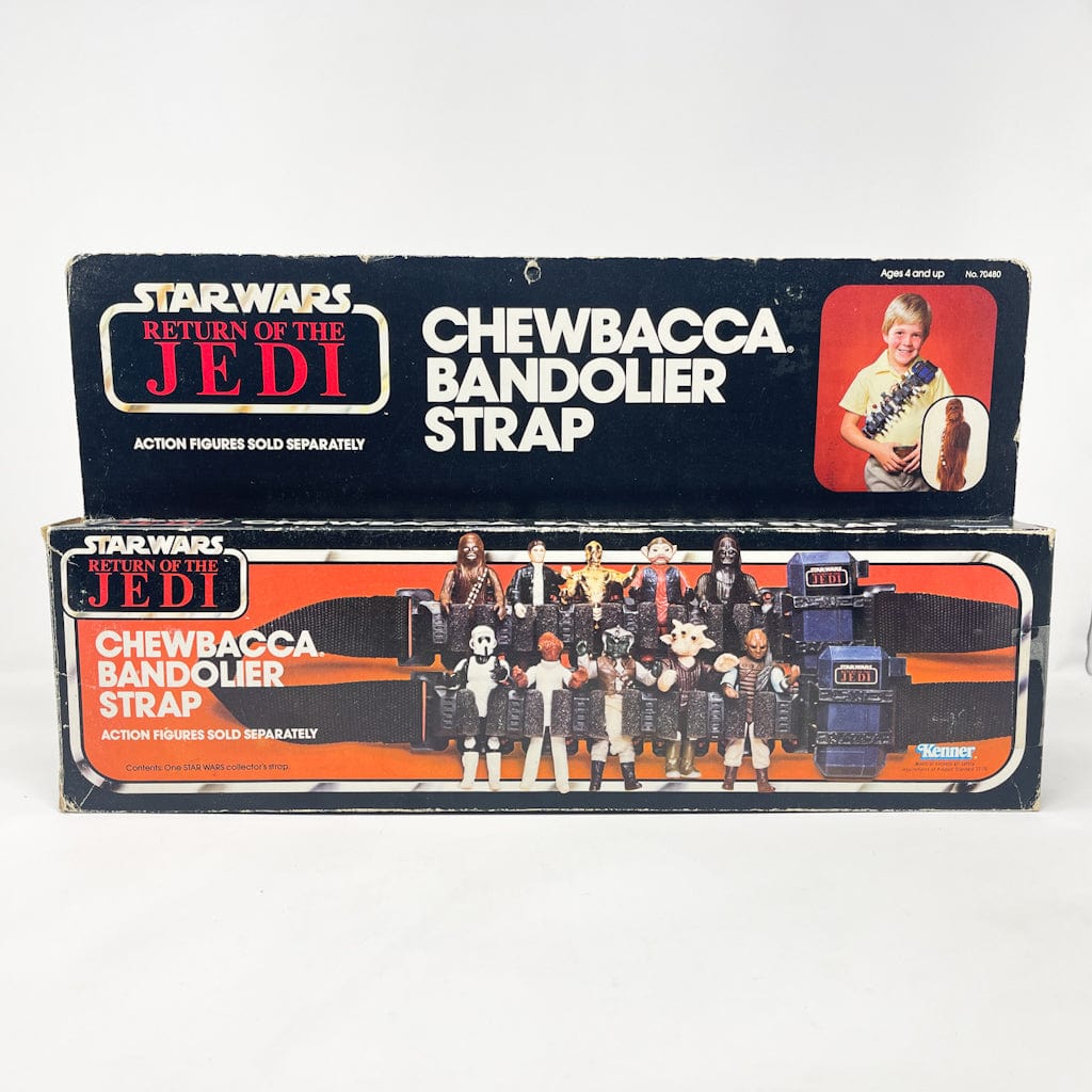 Vintage Kenner Star Wars Vehicle Chewbacca Bandolier Strap - Mint in ROTJ Box