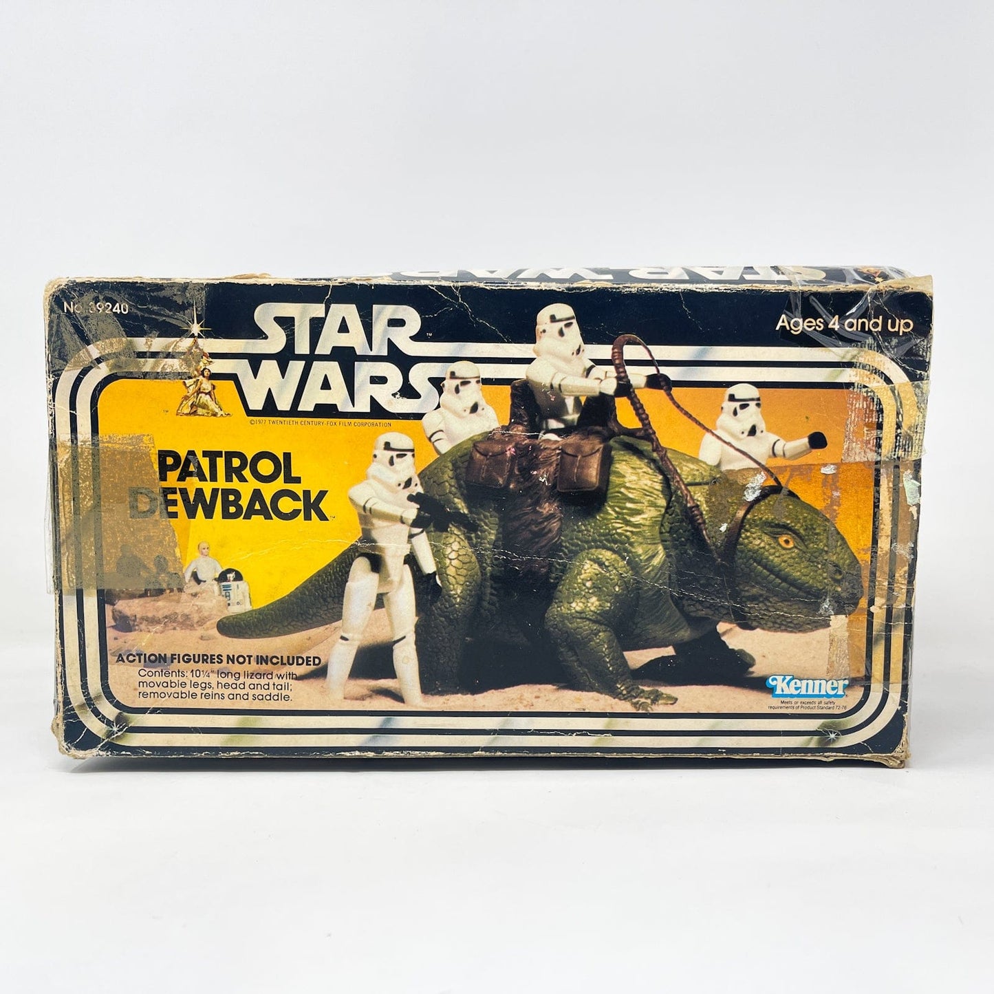 Vintage Kenner Star Wars Vehicle Dewback - Complete in Box - Broken Reigns (1979)