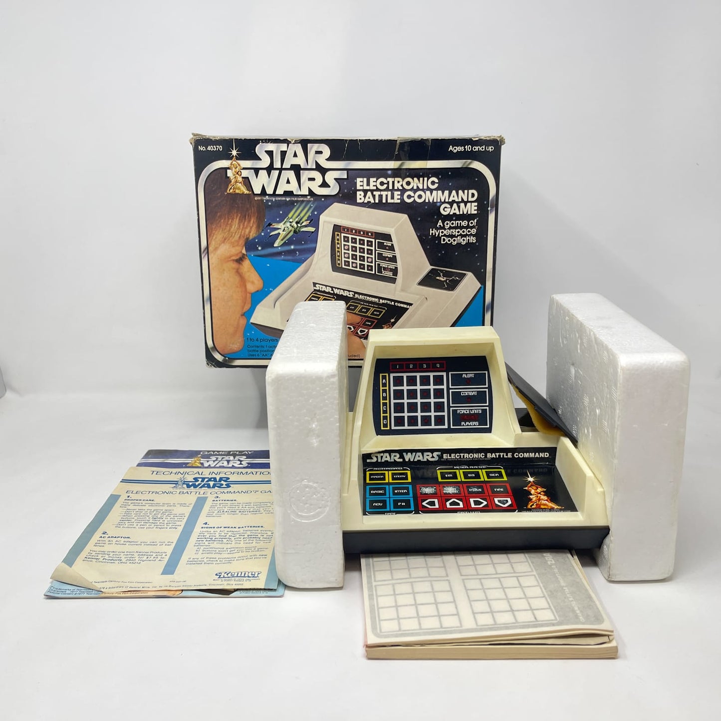 Vintage Kenner Star Wars Vehicle Electronic Battle Command Game - Complete in Box w/ Eaton's Sticker