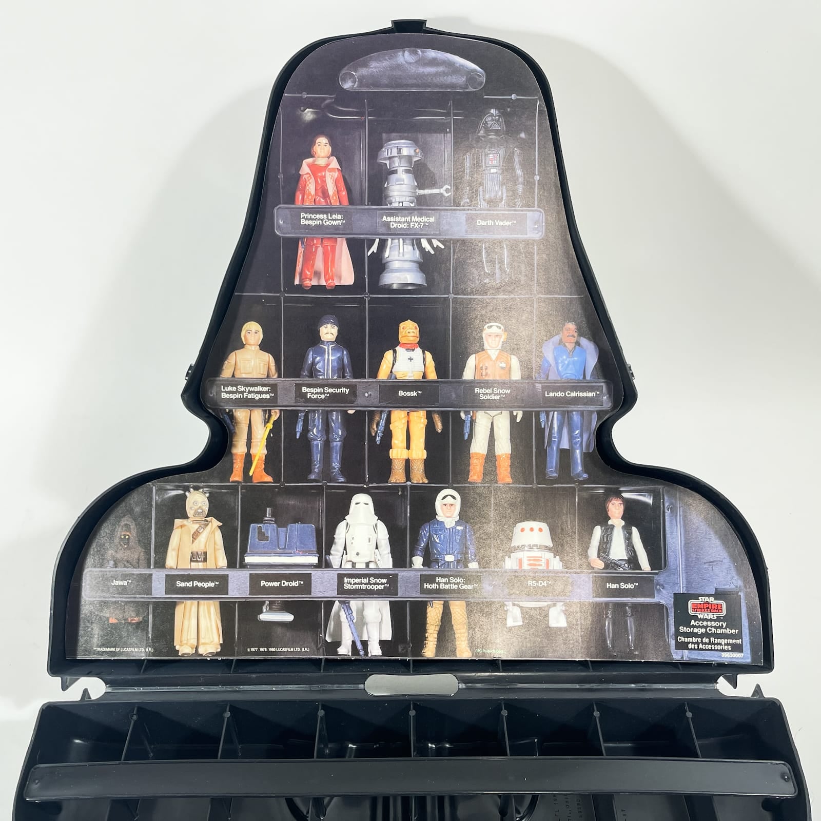 Vintage Kenner Star Wars Vehicle ESB Darth Vader Carrying Case -  Complete w/ ESB Canadian Outer Wrap & Inserts (1980)