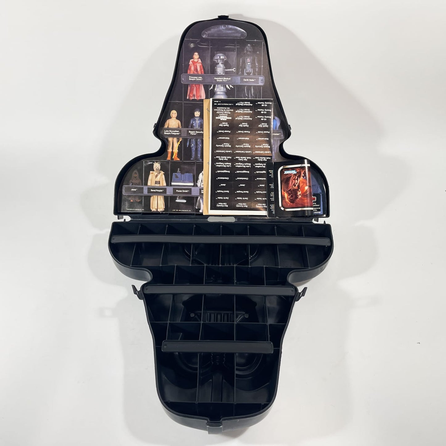 Vintage Kenner Star Wars Vehicle ESB Darth Vader Carrying Case -  Complete w/ ESB Canadian Outer Wrap & Inserts (1980)