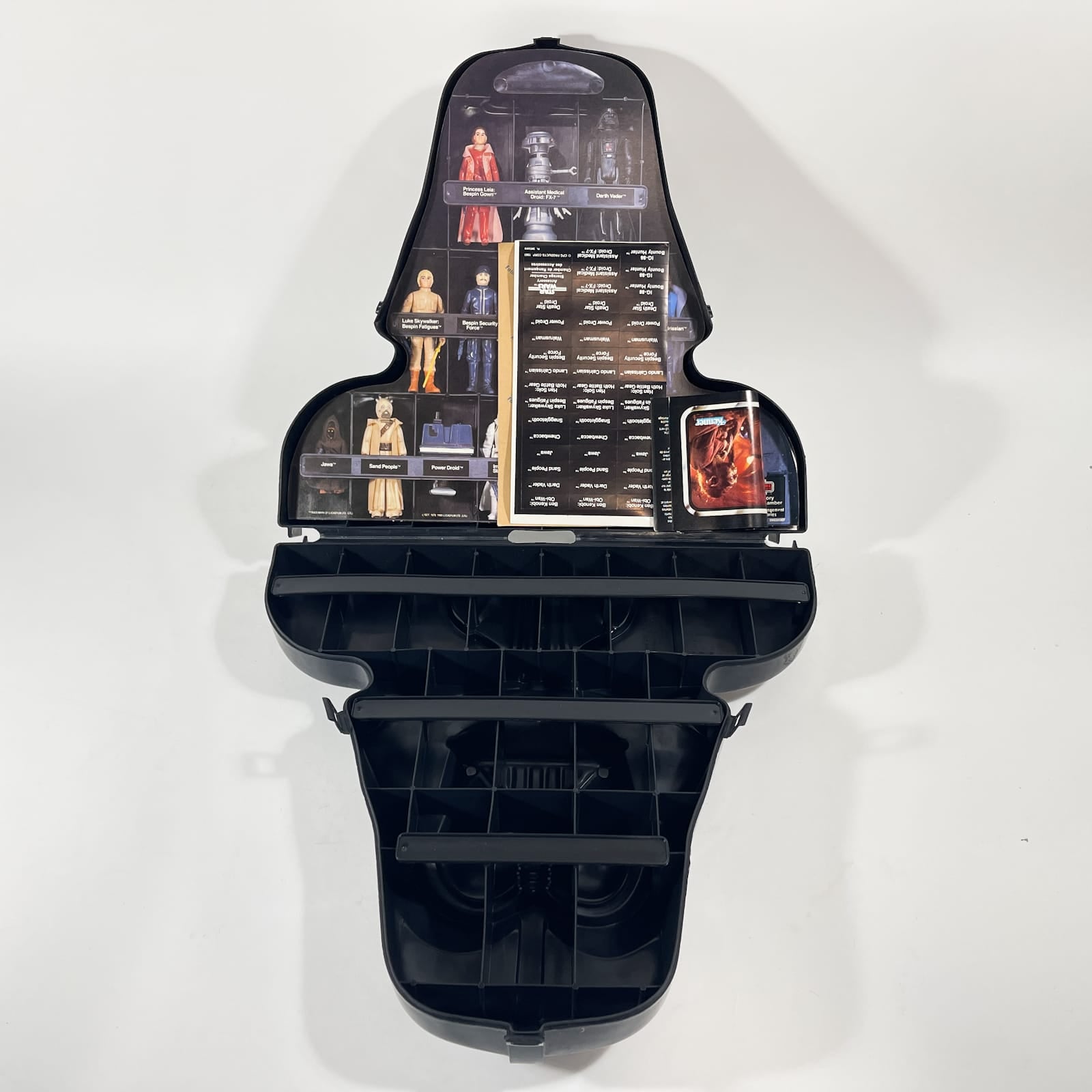 Vintage Kenner Star Wars Vehicle ESB Darth Vader Carrying Case -  Complete w/ ESB Canadian Outer Wrap & Inserts (1980)