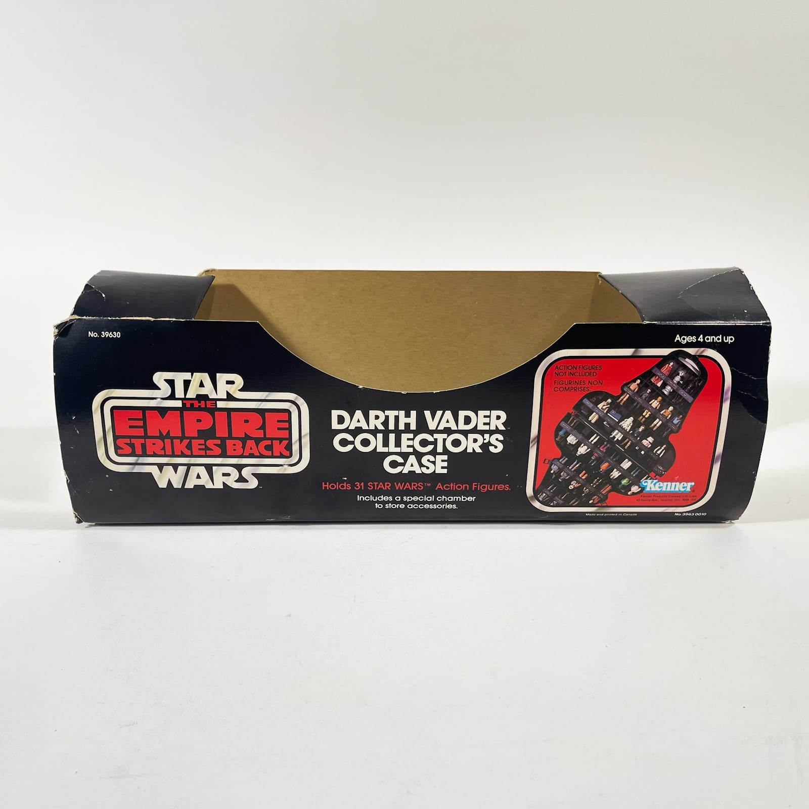 Vintage Kenner Star Wars Vehicle ESB Darth Vader Carrying Case -  Complete w/ ESB Canadian Outer Wrap & Inserts (1980)