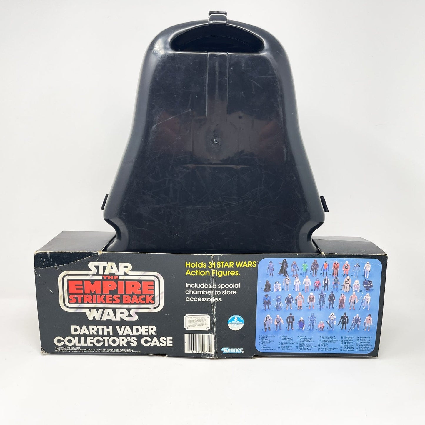 Vintage Kenner Star Wars Vehicle ESB Darth Vader Carrying Case -  Complete w/ Outer Wrap