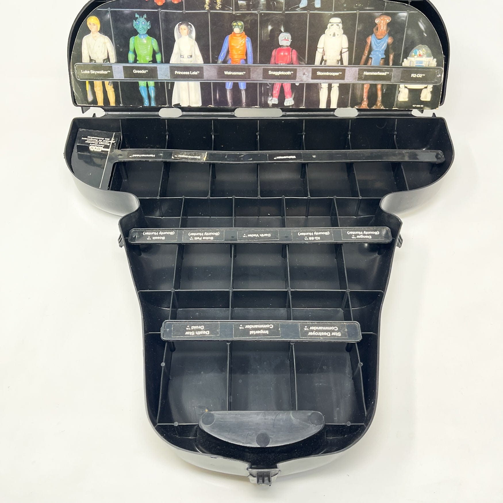 Vintage Kenner Star Wars Vehicle ESB Darth Vader Carrying Case -  Complete w/ Outer Wrap