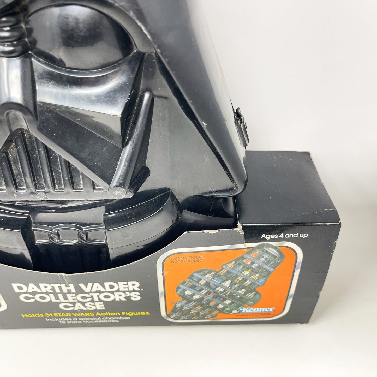 Vintage Kenner Star Wars Vehicle ESB Darth Vader Carrying Case -  Complete w/ Outer Wrap