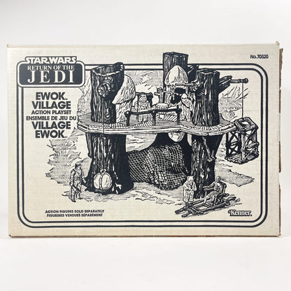 Vintage Kenner Star Wars Vehicle Ewok Village - Complete in Canadian ROTJ Box