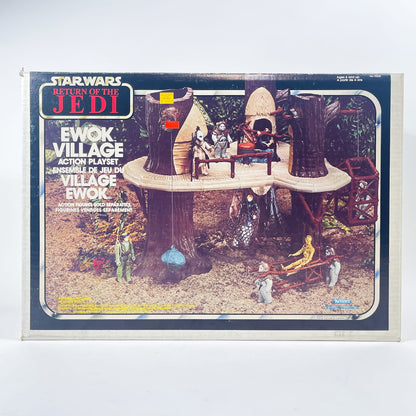Vintage Kenner Star Wars Vehicle Ewok Village - Complete in Canadian ROTJ Box