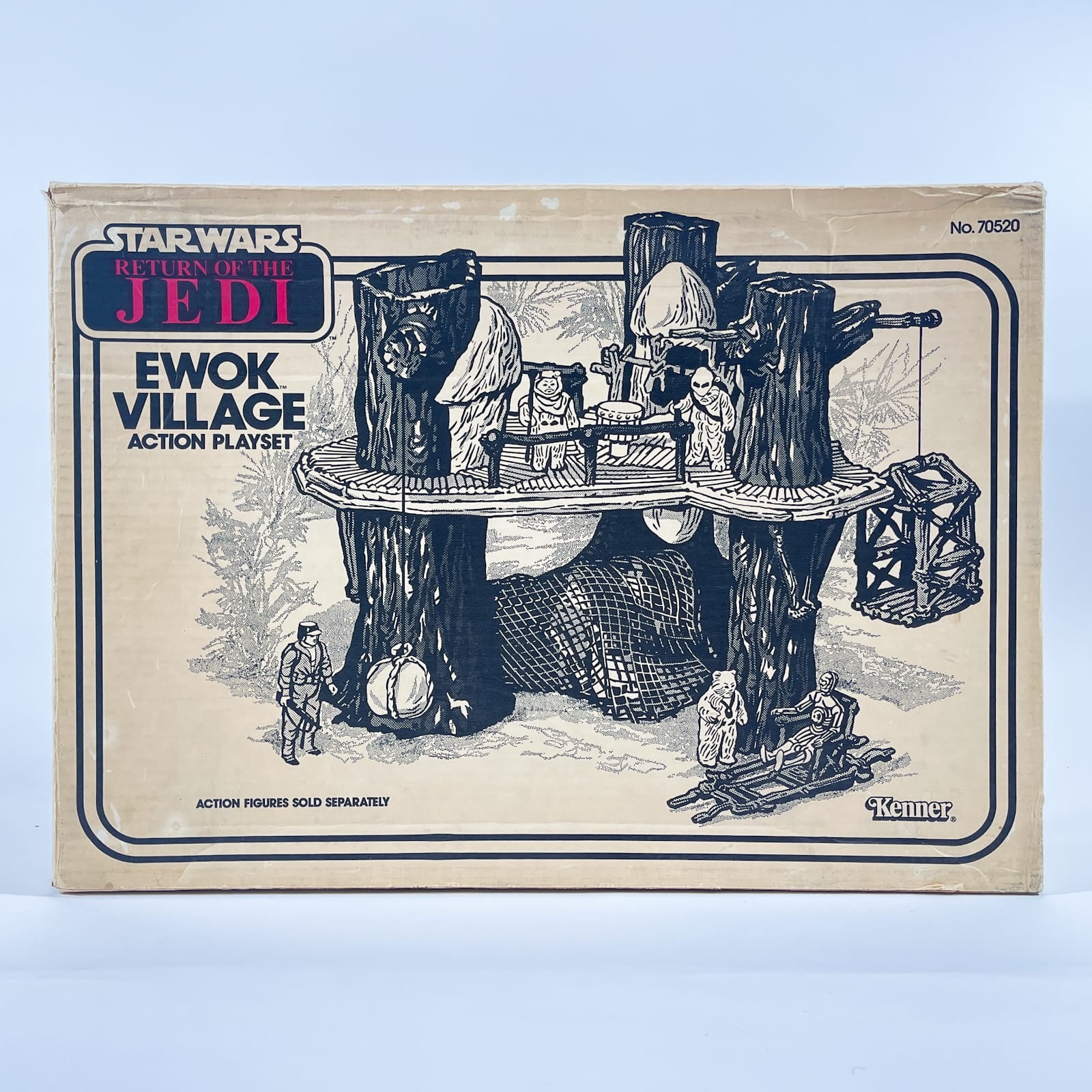 Vintage Kenner Star Wars Vehicle Ewok Village - Complete ROTJ Box - Kenner (1983)