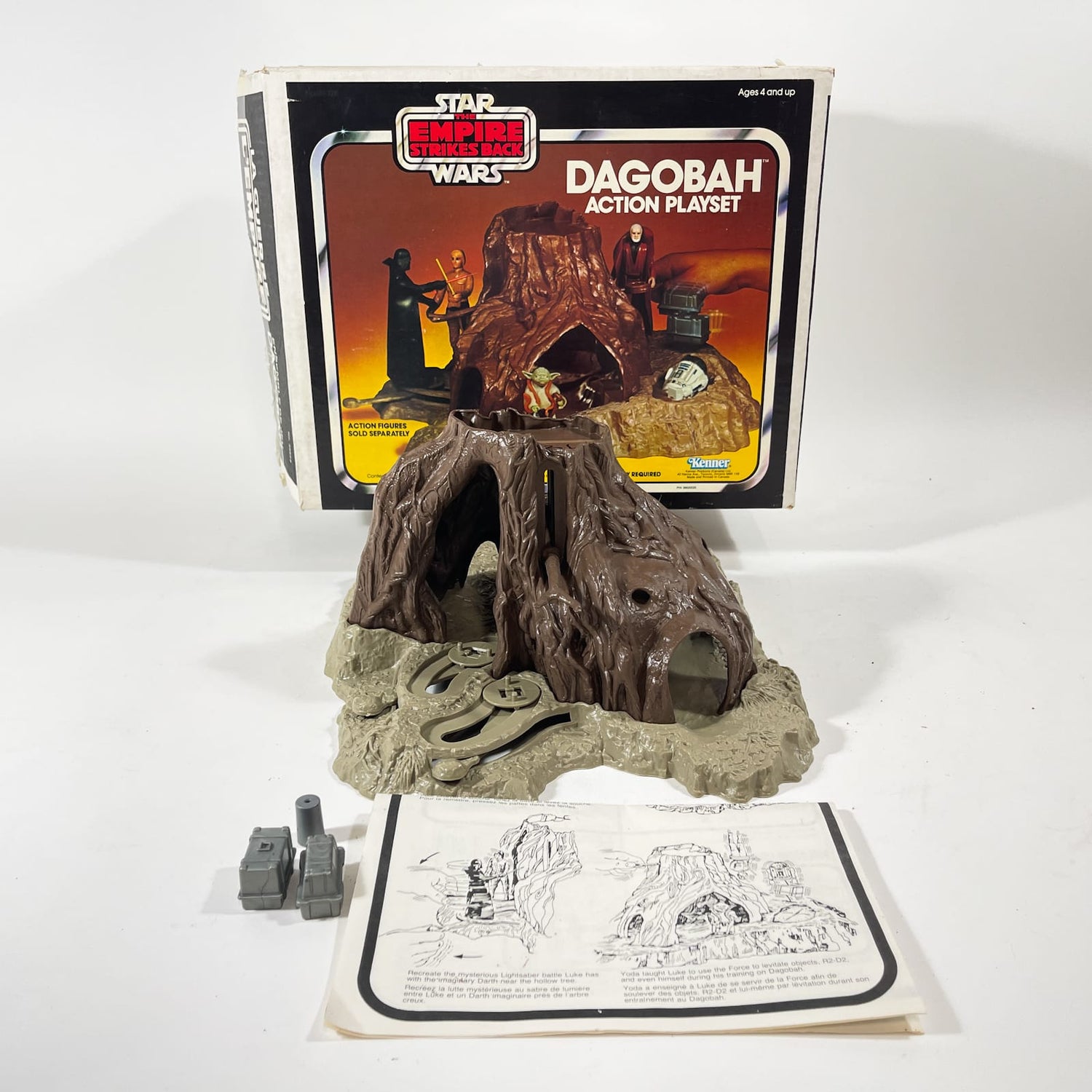 Vintage Kenner Star Wars Vehicle Geddes Autographed Dagobah Playset - Complete in Canadian Box
