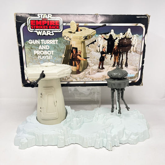 Vintage Kenner Star Wars Vehicle Hoth Gun Turret and Probot Playset - Complete in Canadian Box