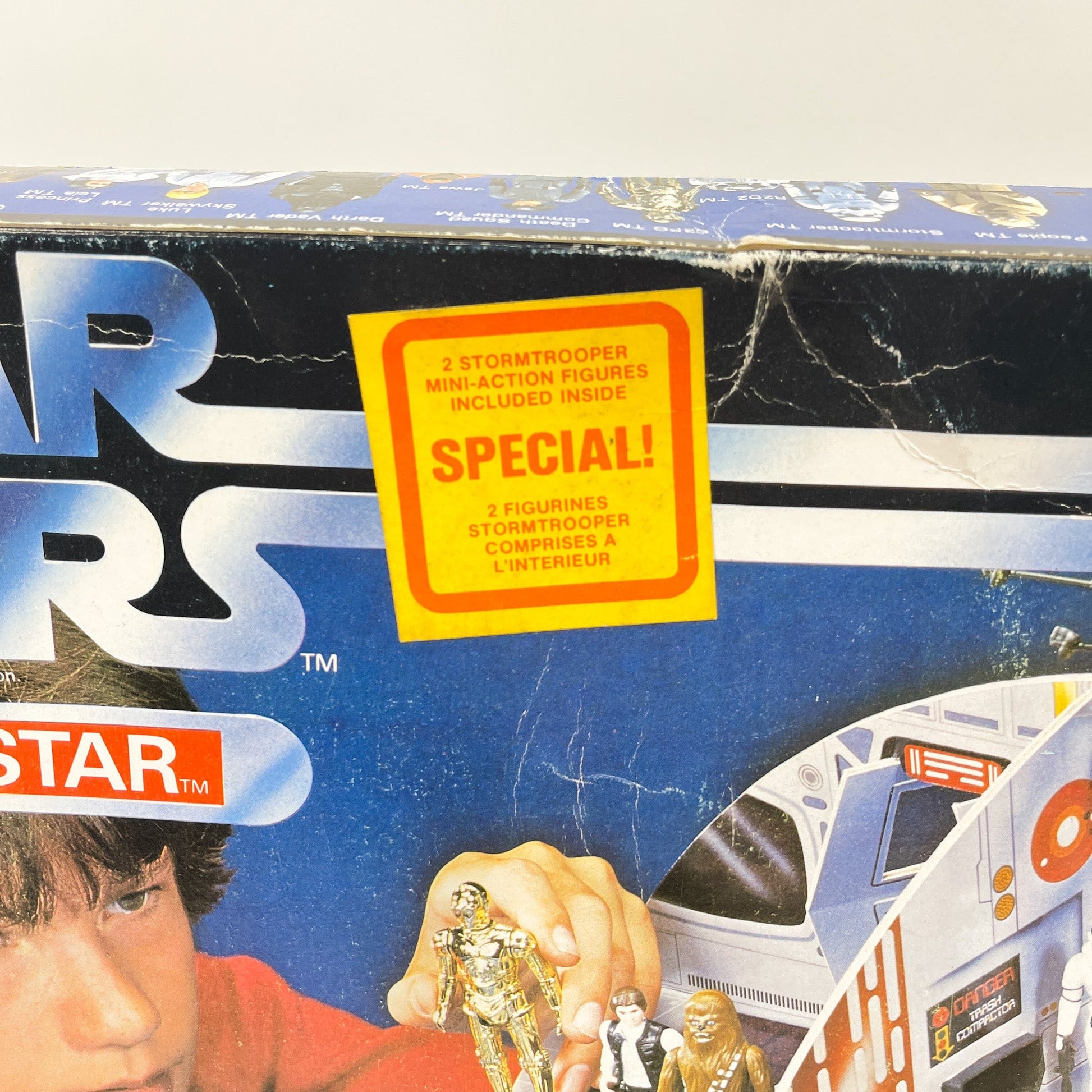 Vintage Kenner Star Wars Vehicle Kenner Canada Chipboard Death Star - Complete in box