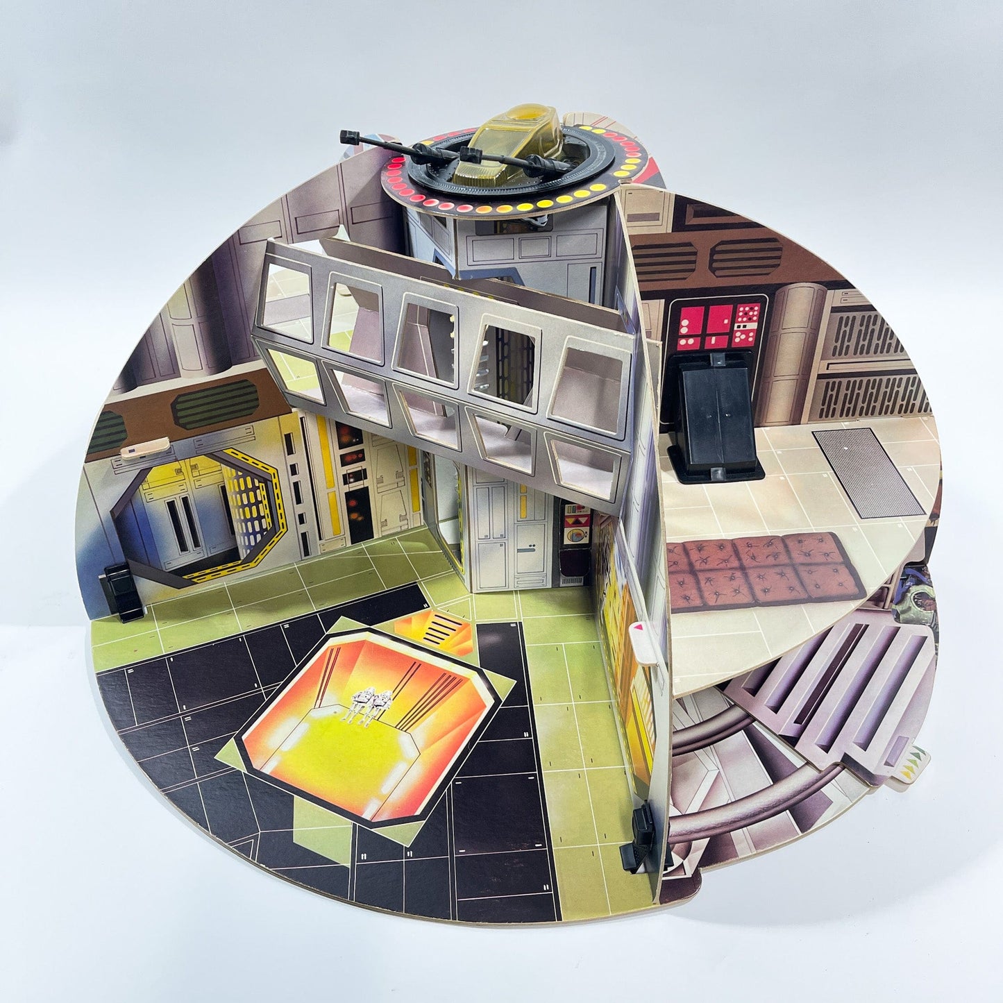 Vintage Kenner Star Wars Vehicle Kenner Canada Chipboard Death Star - Complete in box