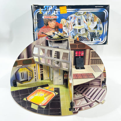 Vintage Kenner Star Wars Vehicle Kenner Canada Chipboard Death Star - Complete in box