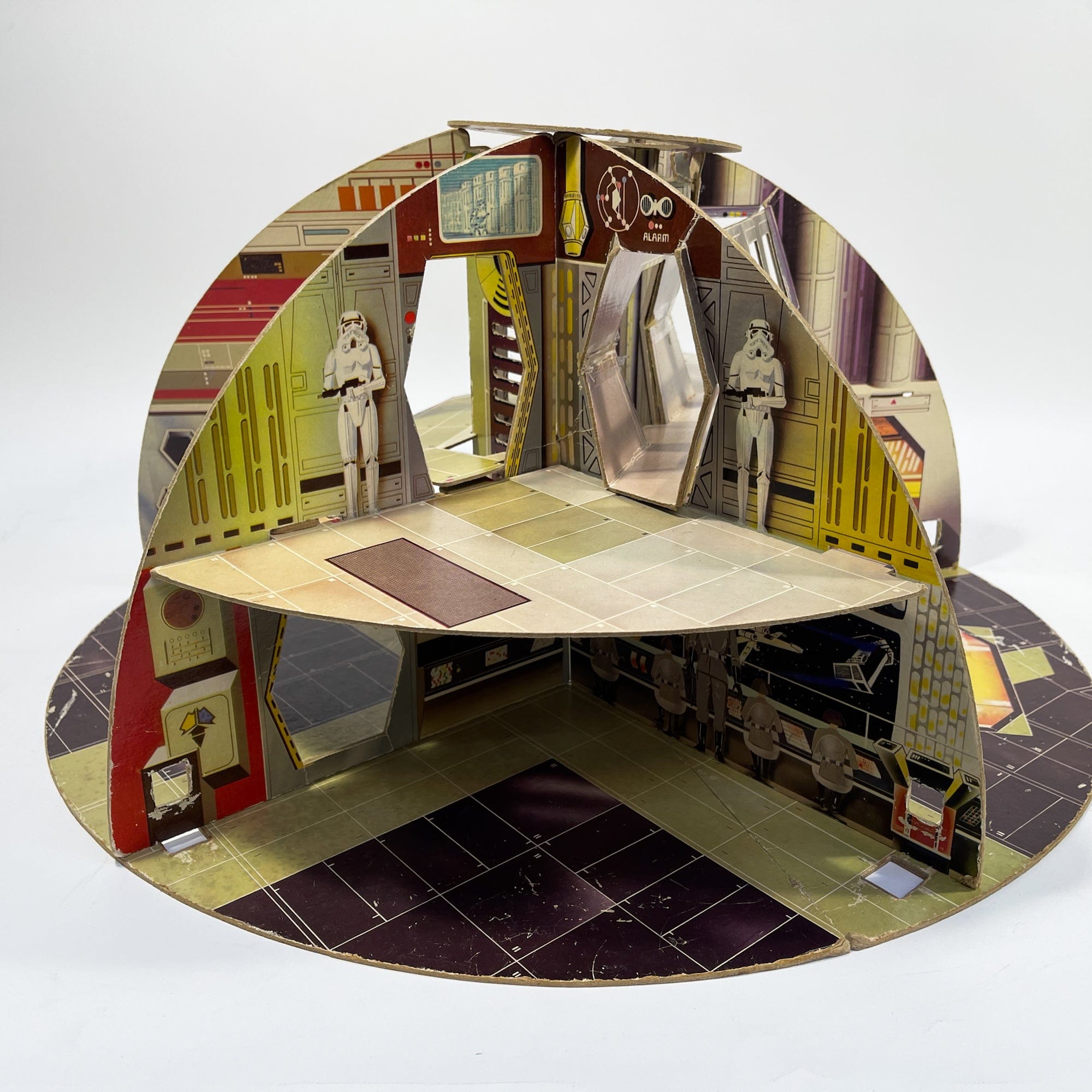 Kenner Canada Vintage Star Wars Chipboard Death Star - Loose
