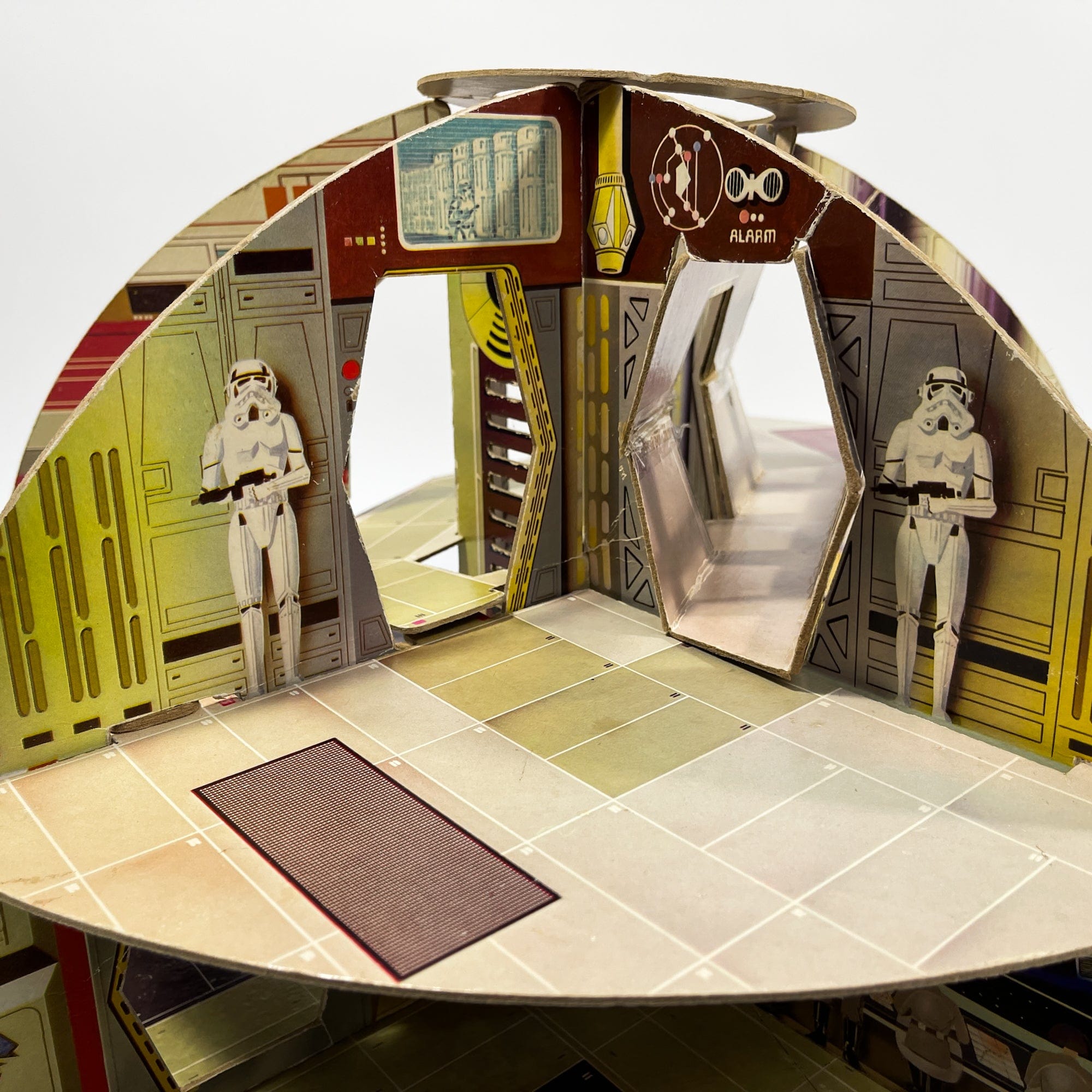 Kenner Canada Vintage Star Wars Chipboard Death Star - Loose