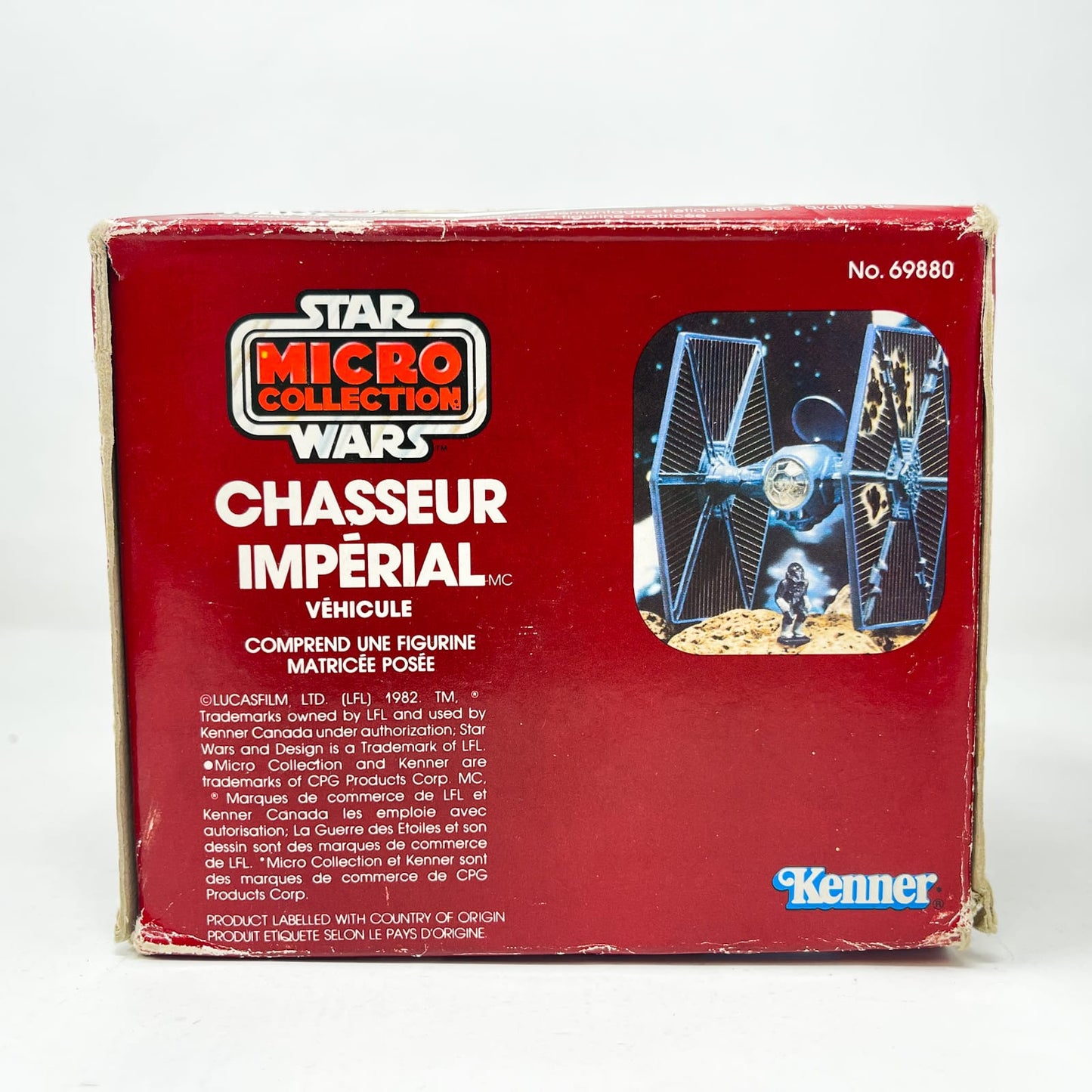 Vintage Kenner Star Wars Vehicle Micro Collection TIE Fighter - Canadian Box - Vintage Kenner (1982)