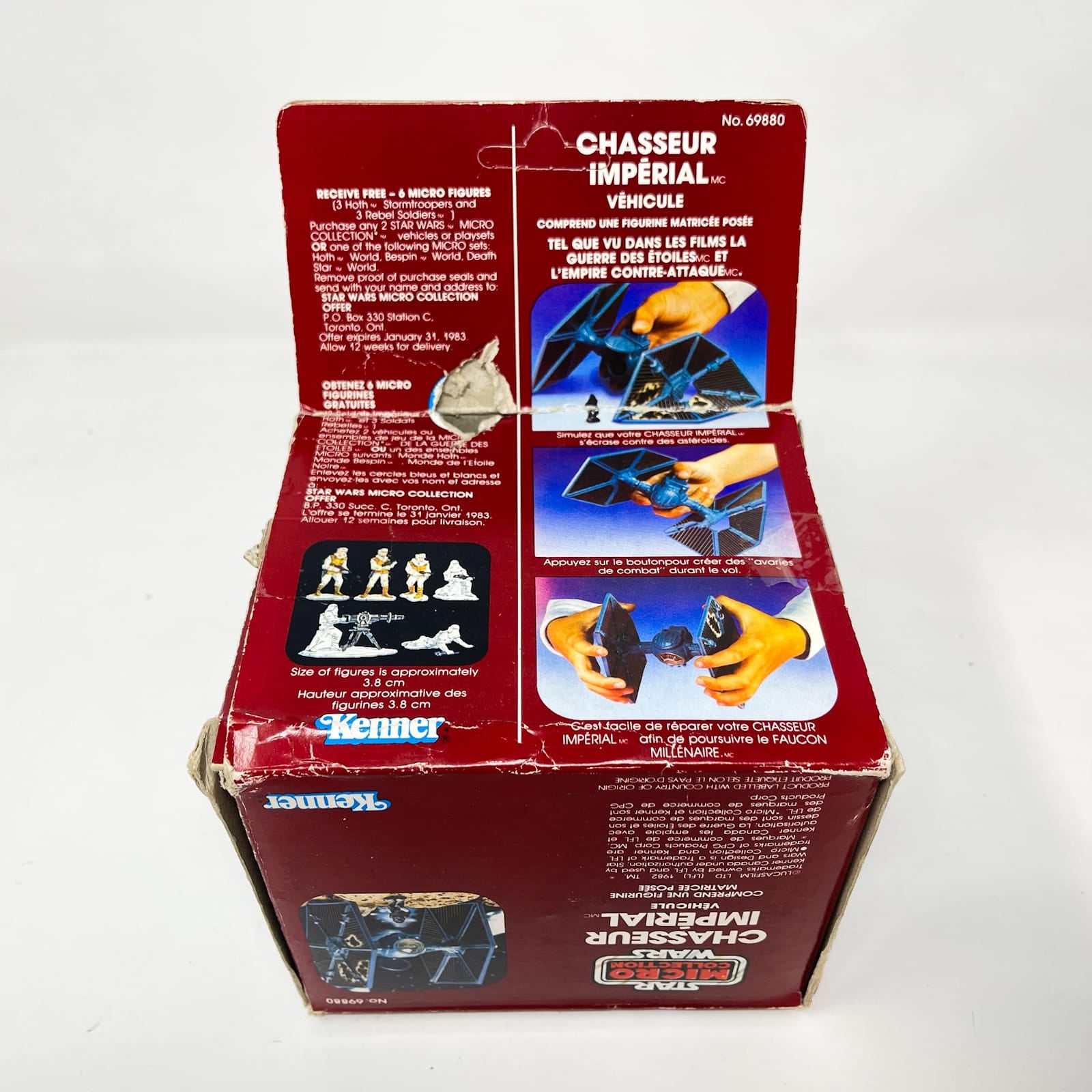 Vintage Kenner Star Wars Vehicle Micro Collection TIE Fighter - Canadian Box - Vintage Kenner (1982)
