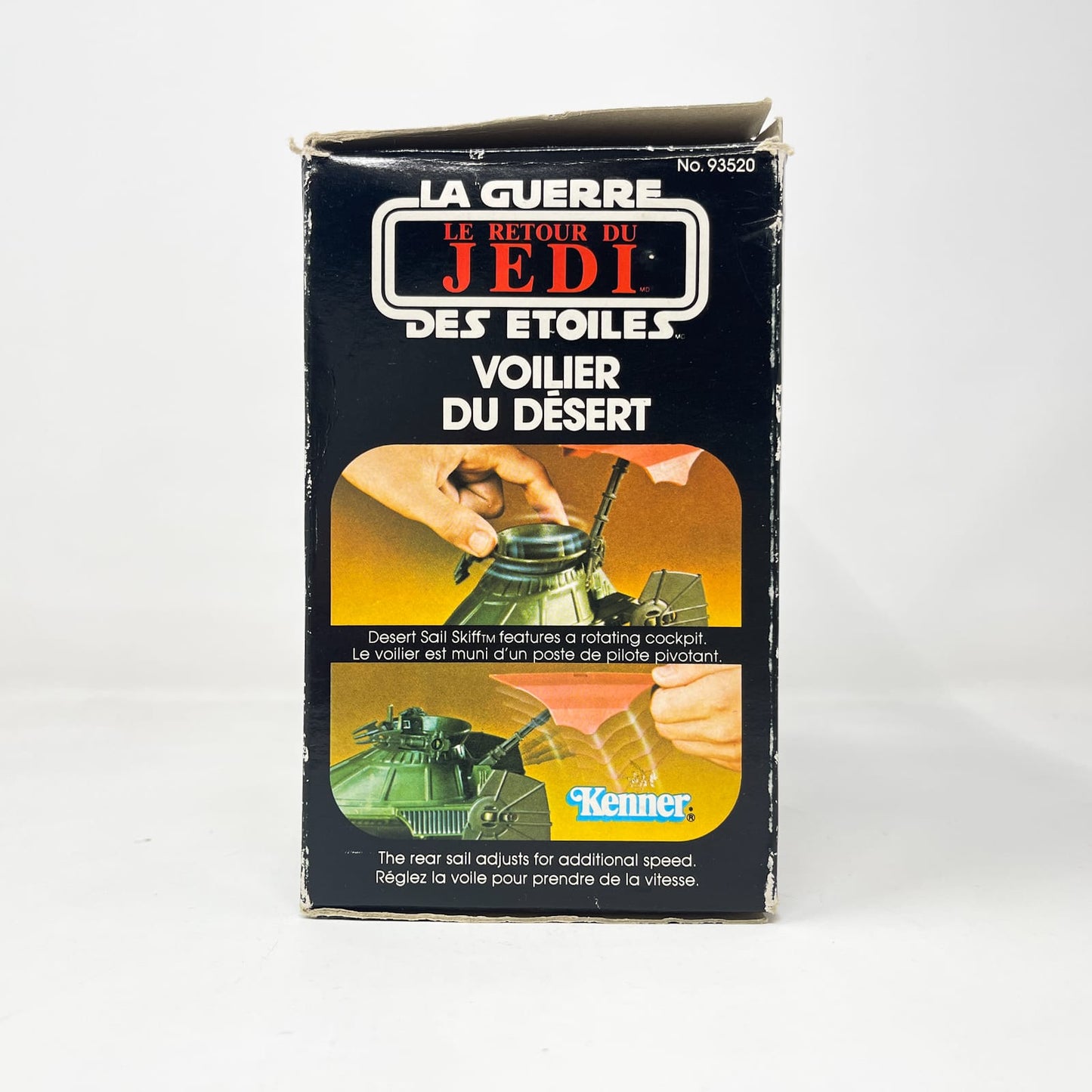 Vintage Kenner Star Wars Vehicle Mini-Rig Desert Sail Skiff - Canadian ROTJ Box - Vintage Kenner (1983)