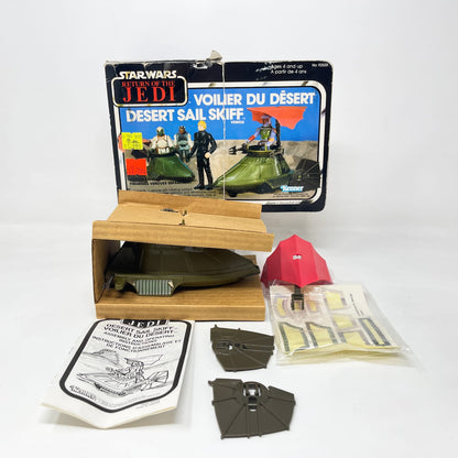 Vintage Kenner Star Wars Vehicle Mini-Rig Desert Sail Skiff - Canadian ROTJ Box - Vintage Kenner (1983)
