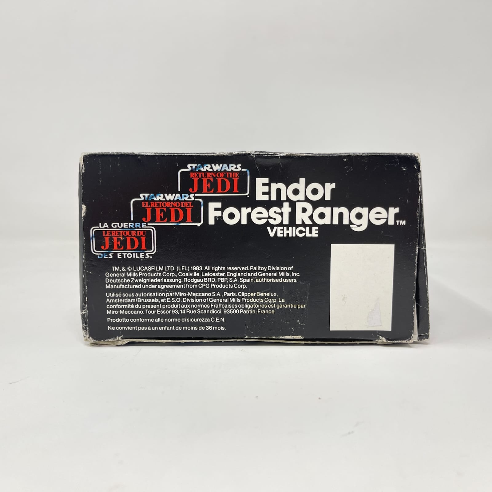 Vintage Kenner Star Wars Vehicle Mini-Rig Endor Forest Ranger - Complete in Tri-Logo Box - Vintage Kenner (1984)
