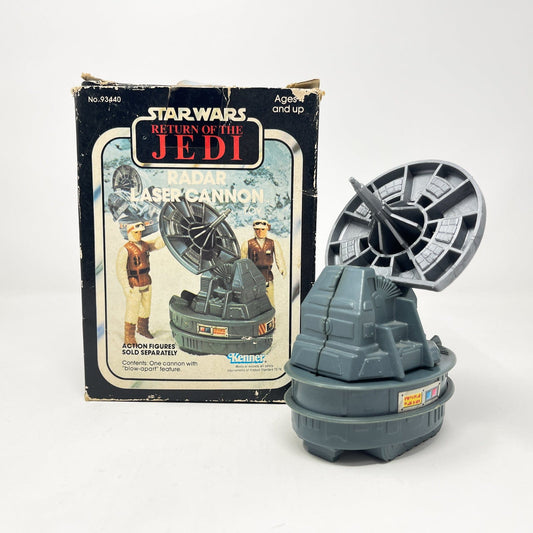 Vintage Kenner Star Wars Vehicle Mini-Rig Radar Laser Cannon - Complete in ROTJ Box