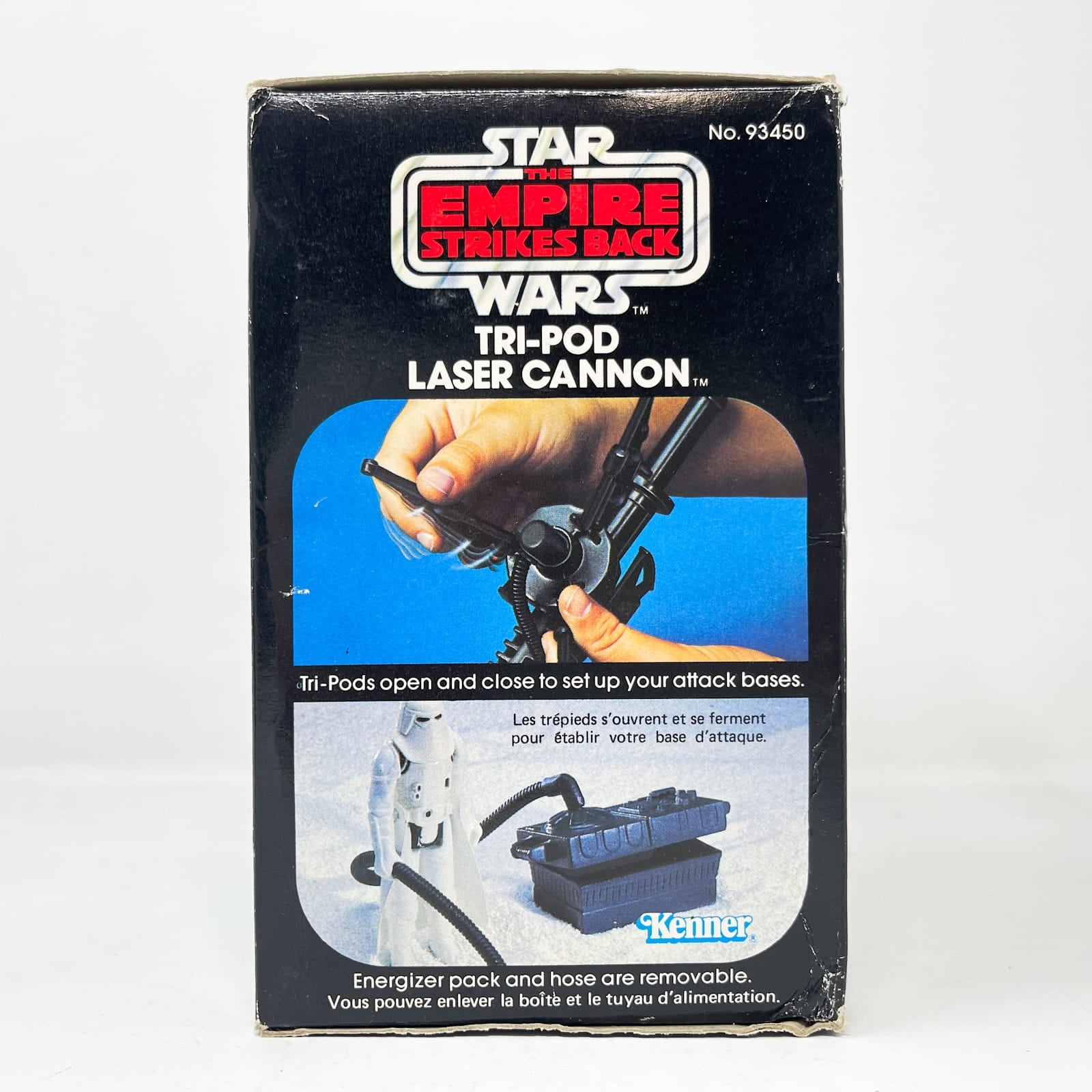 Vintage Kenner Star Wars Vehicle Mini-Rig Tri-Pod Laser Cannon - Complete in Canadian ESB Box - Kenner (1982)
