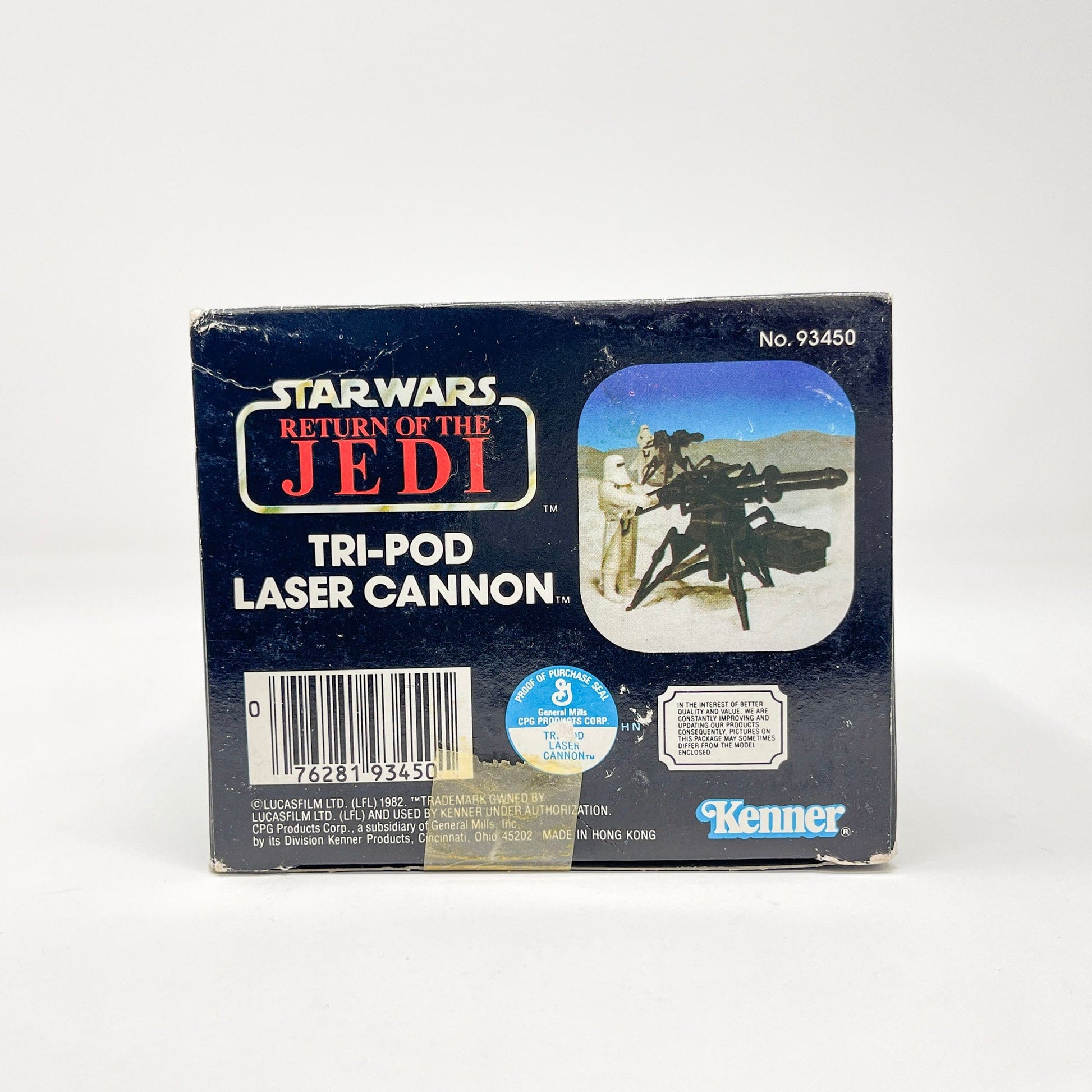 Vintage Kenner Star Wars Vehicle Mini-Rig Tri-Pod Laser Cannon - Mint in ROTJ Box