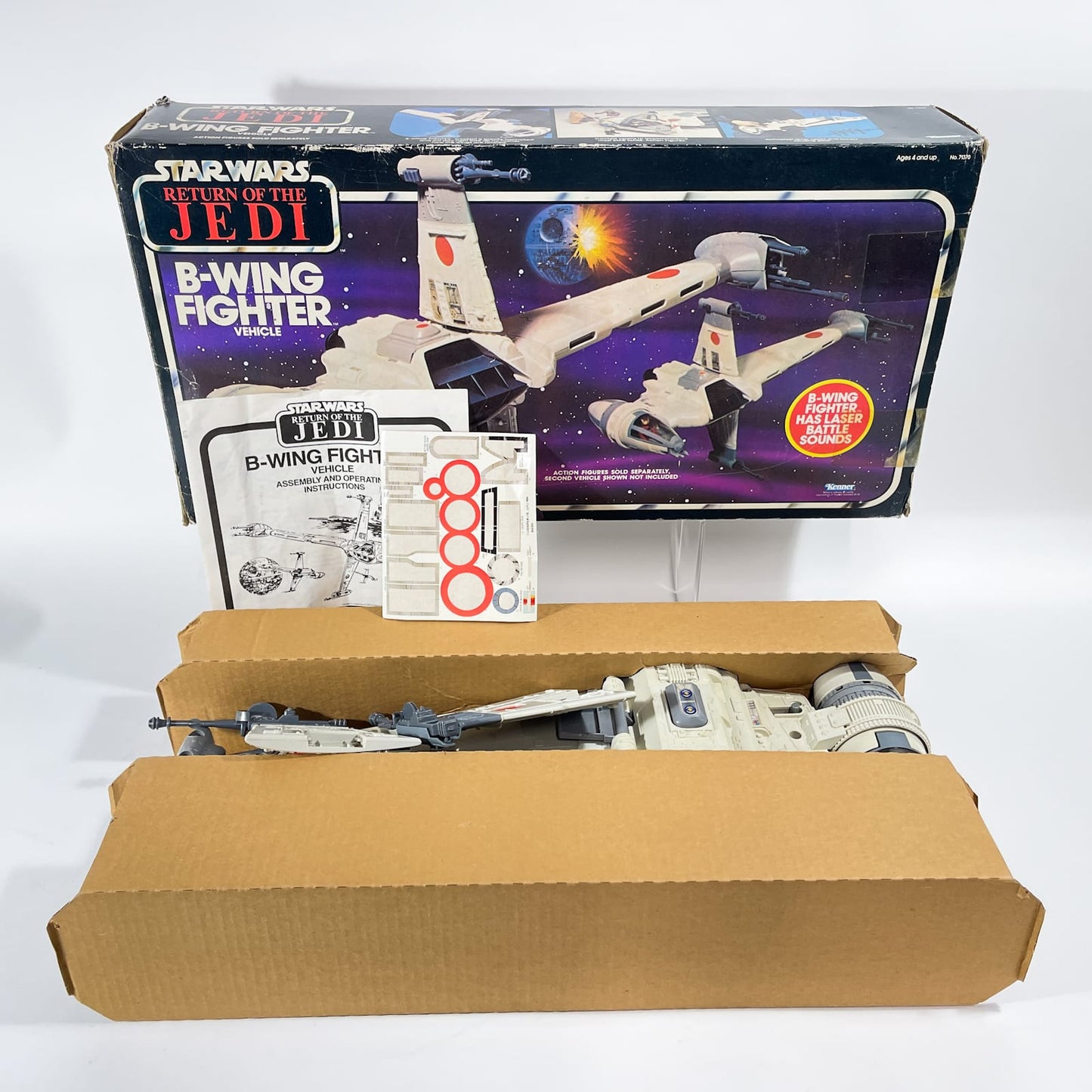 Vintage Kenner Star Wars Vehicle ROTJ B-Wing - Complete in Box - Vintage Kenner (1984)
