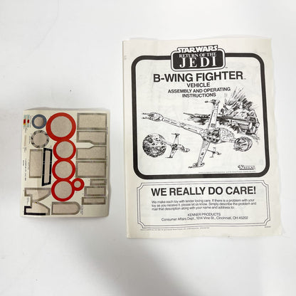 Vintage Kenner Star Wars Vehicle ROTJ B-Wing - Complete in Box - Vintage Kenner (1984)