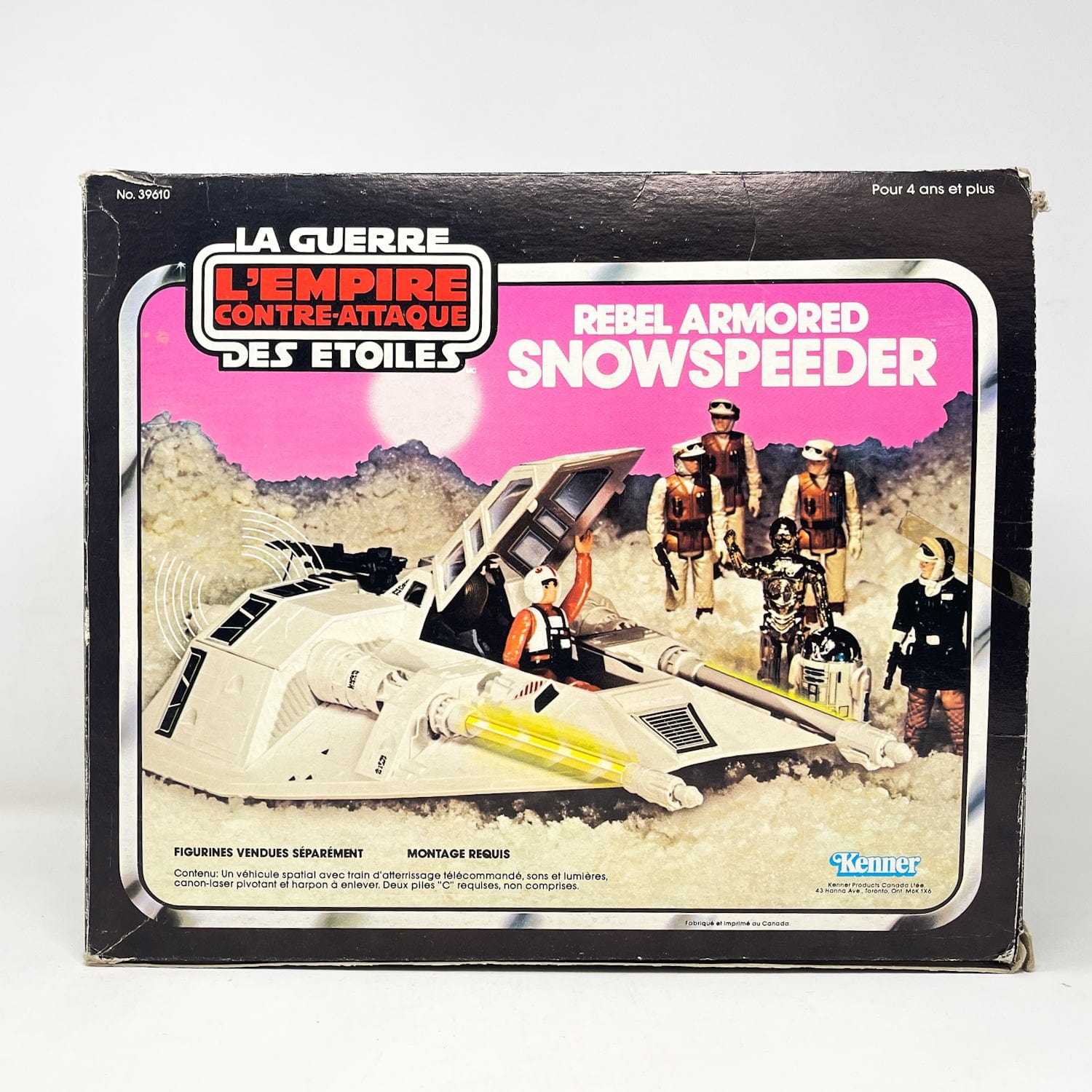 Vintage Kenner Snowspeeder Complete in BOX Star Wars Ship 1980 Toy