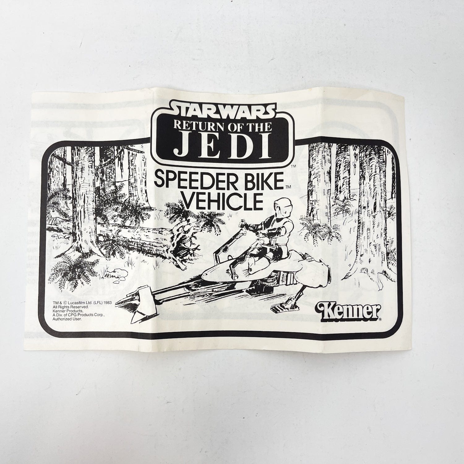 Vintage Kenner Star Wars Vehicle Speeder Bike - Complete in Box