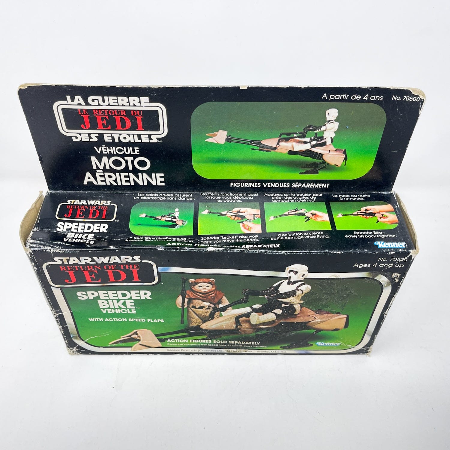 Vintage Kenner Star Wars Vehicle Speeder Bike - Sealed in Canadian ROTJ Box