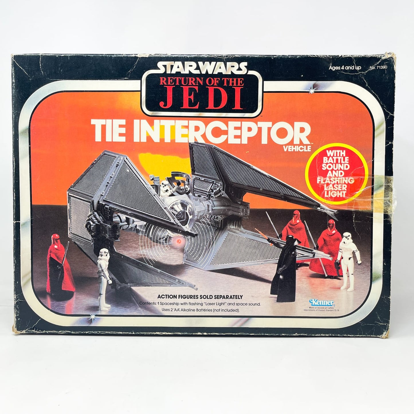 Vintage Kenner Star Wars Vehicle TIE Interceptor - Complete in ROTJ Box - Vintage Kenner (1984)