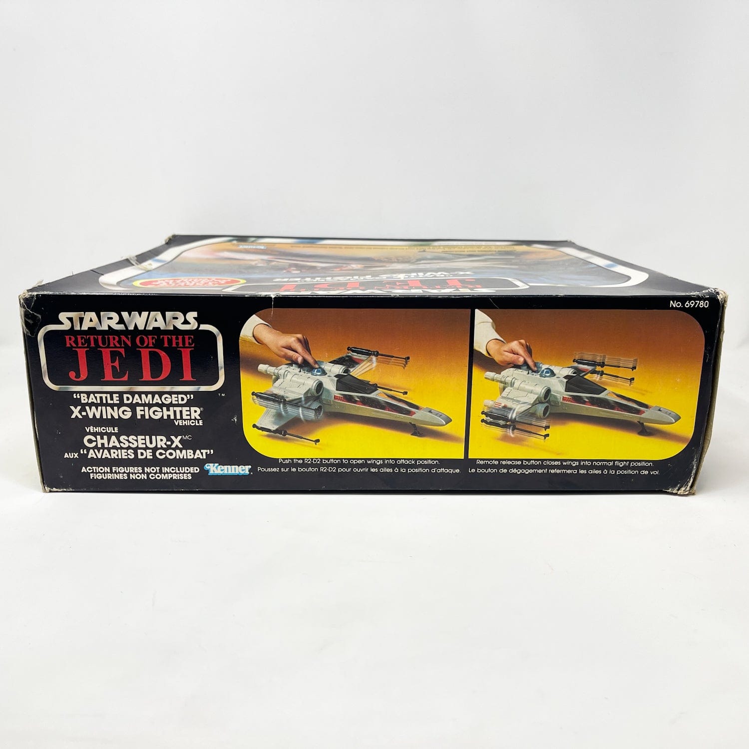 Vintage Kenner Star Wars Vehicle X-Wing Battle Damaged - Complete in Canadian ROTJ Box