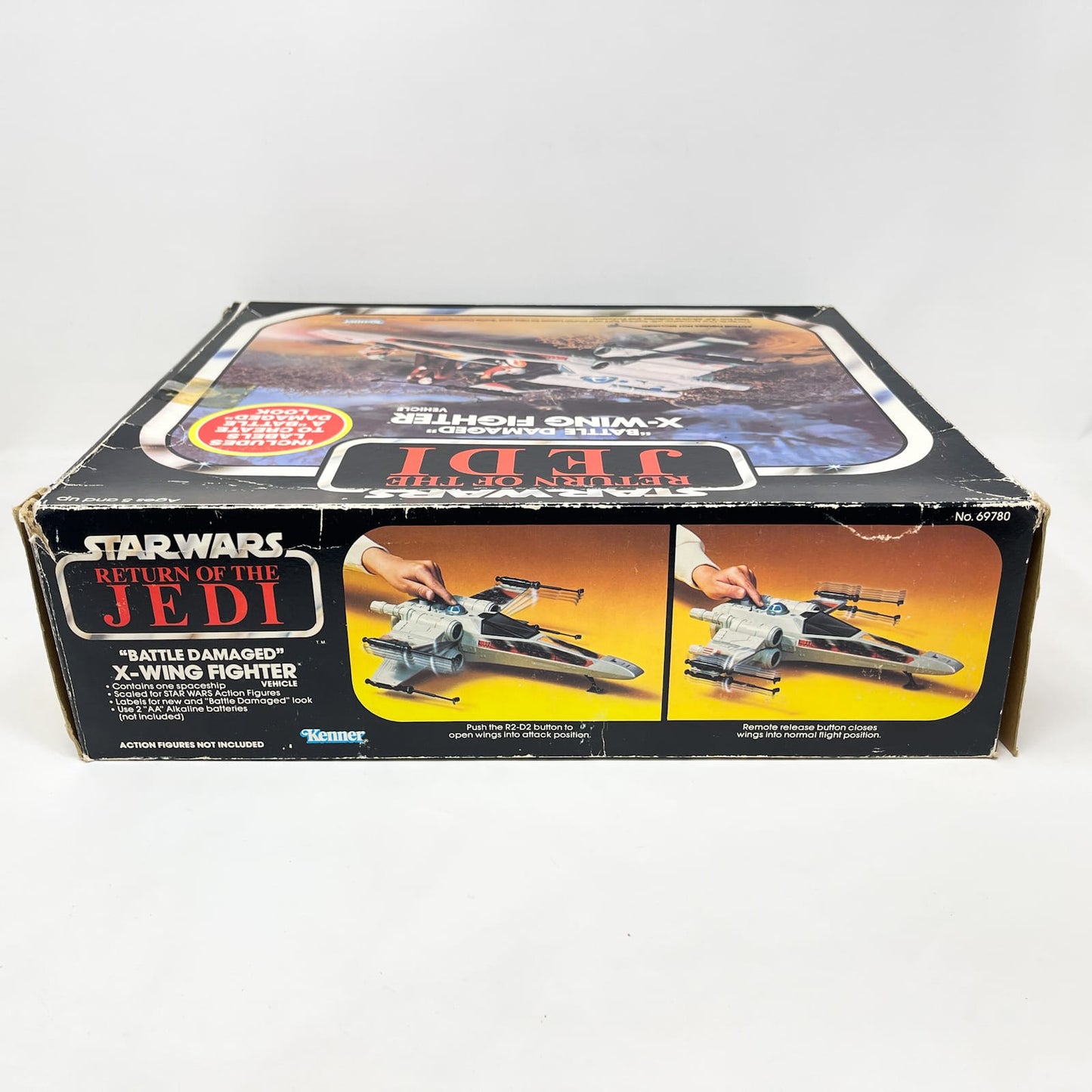 Vintage Kenner Star Wars Vehicle X-Wing Battle Damaged - Complete in ROTJ Box