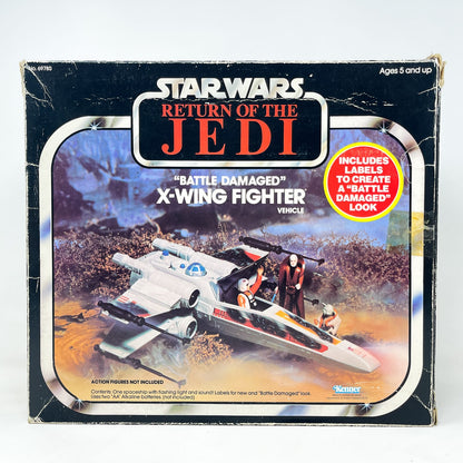 Vintage Kenner Star Wars Vehicle X-Wing Battle Damaged - Complete in ROTJ Box