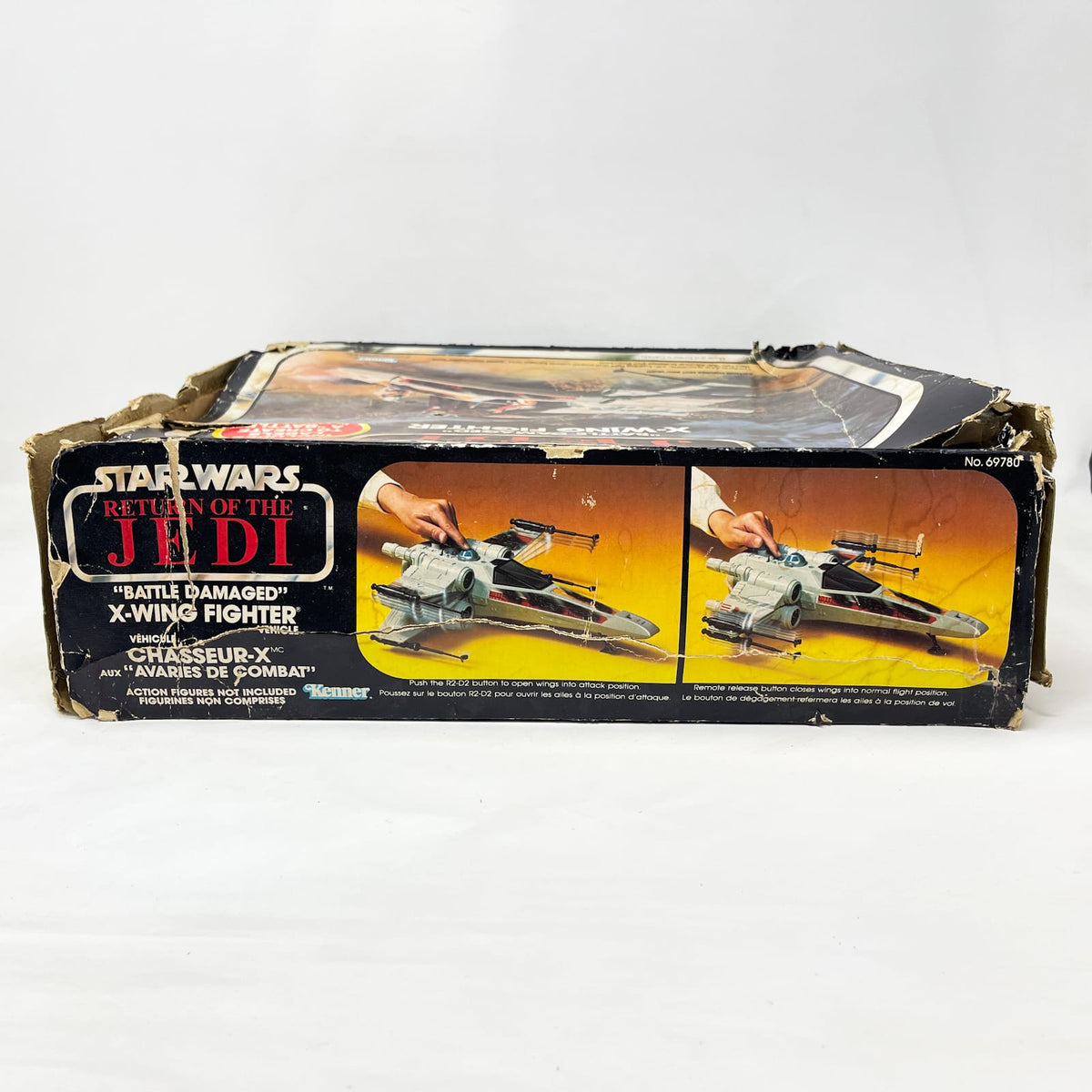 Vintage Kenner Star Wars Vehicle X-Wing Battle Damaged - Complete in ROTJ Box