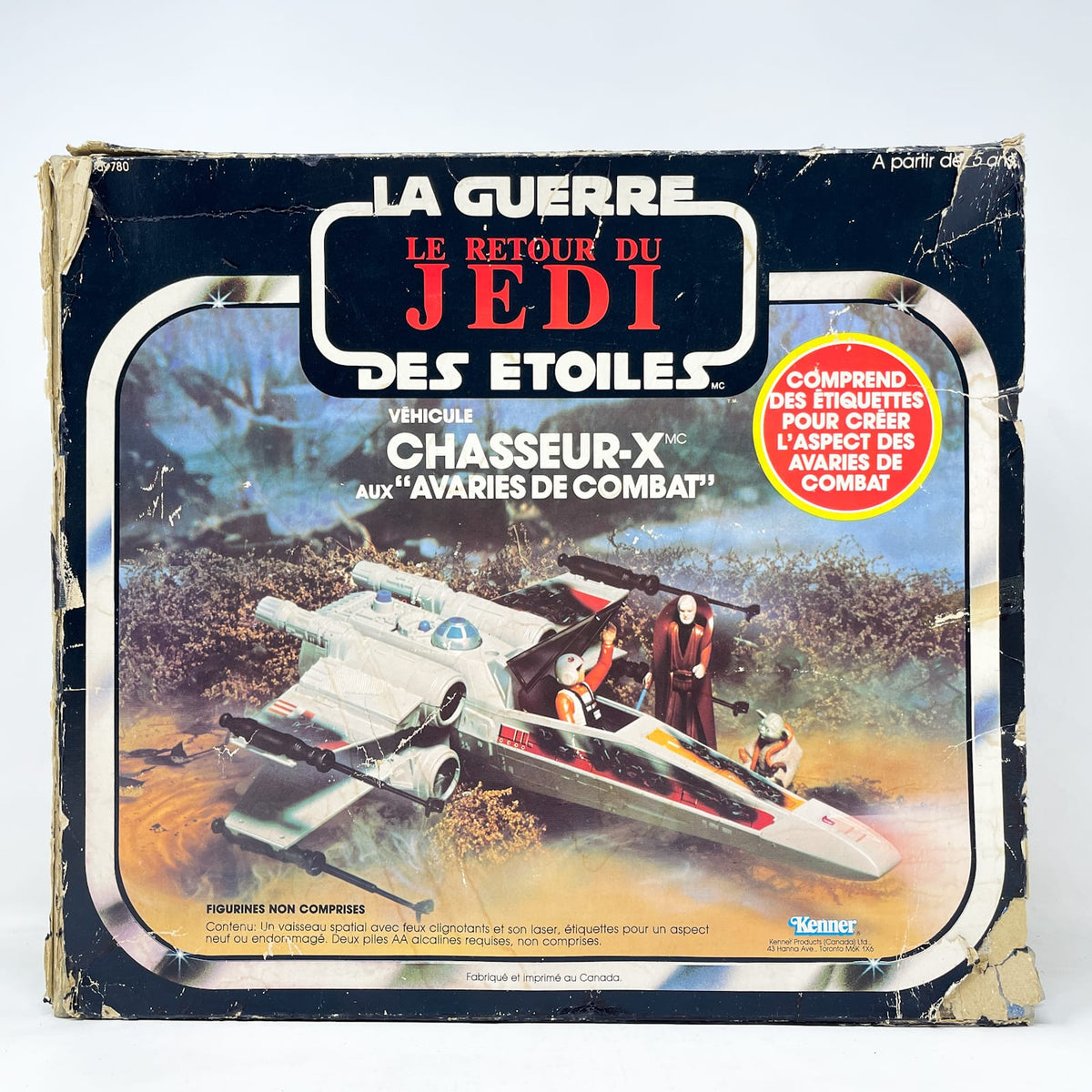 Vintage Kenner Star Wars Vehicle X-Wing Battle Damaged - Complete in ROTJ Box