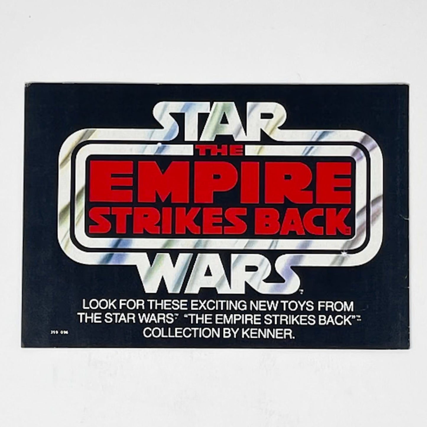 Vintage Kenner Star Wars Vintage Paper Empire Strikes Back Large Logo Kenner Mini-Catalog (1980)