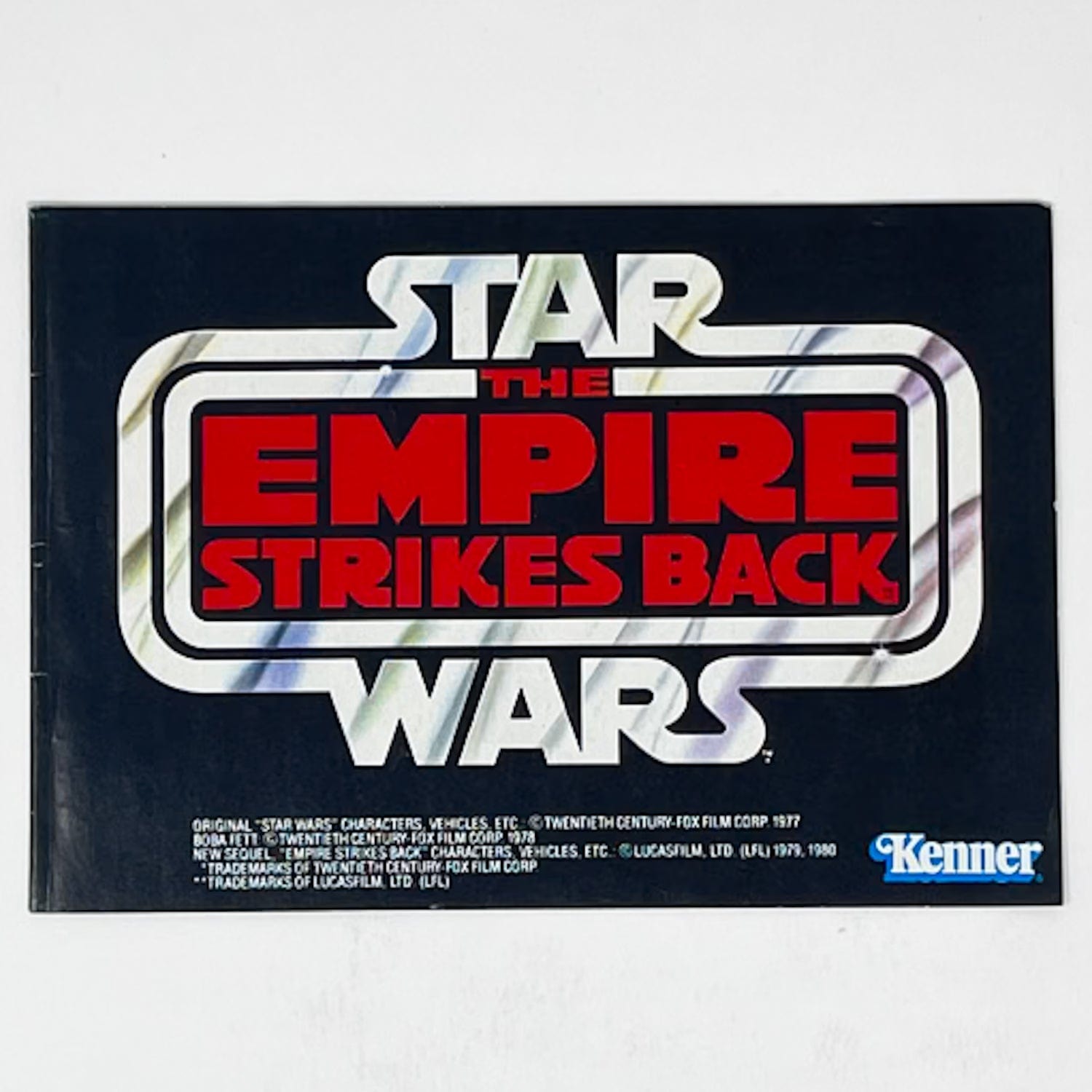 Vintage Kenner Star Wars Vintage Paper Empire Strikes Back Large Logo Kenner Mini-Catalog (1980)