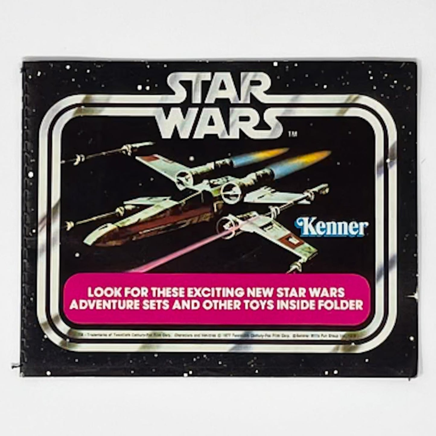 Vintage Kenner Star Wars Vintage Paper Star Wars X-Wing Pink Mini-Catalog Insert (1978)