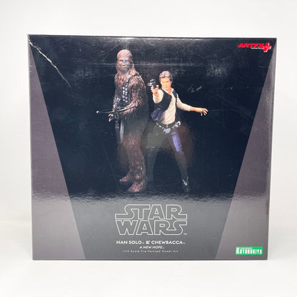 Vintage Kotobukiya ARTFX Star Wars Statues & Busts Han Solo & Chewbacca 1/10 scale PVC statue - Kotobukiya ARTFX