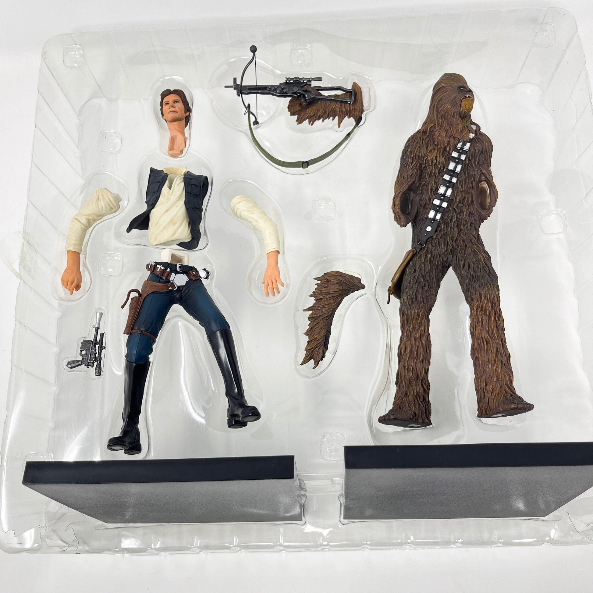 Vintage Kotobukiya ARTFX Star Wars Statues & Busts Han Solo & Chewbacca 1/10 scale PVC statue - Kotobukiya ARTFX