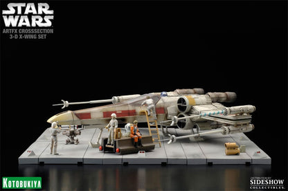 Vintage Kotobukiya ARTFX Star Wars T-65 X-Wing Fighter Cross-Section 3D – Kotobukiya ARTFX Premium Format Model (2008)